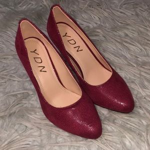 YDN sparkle glitter heels pumps